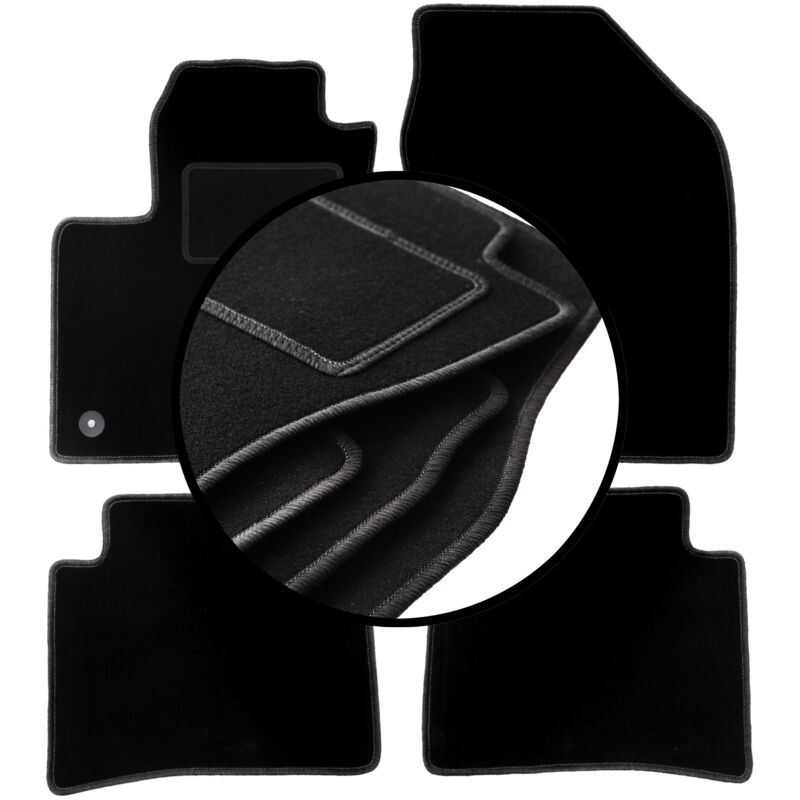 foto del prodotto set di tappetini in velluto per toyota prius iv hatchback 2017 