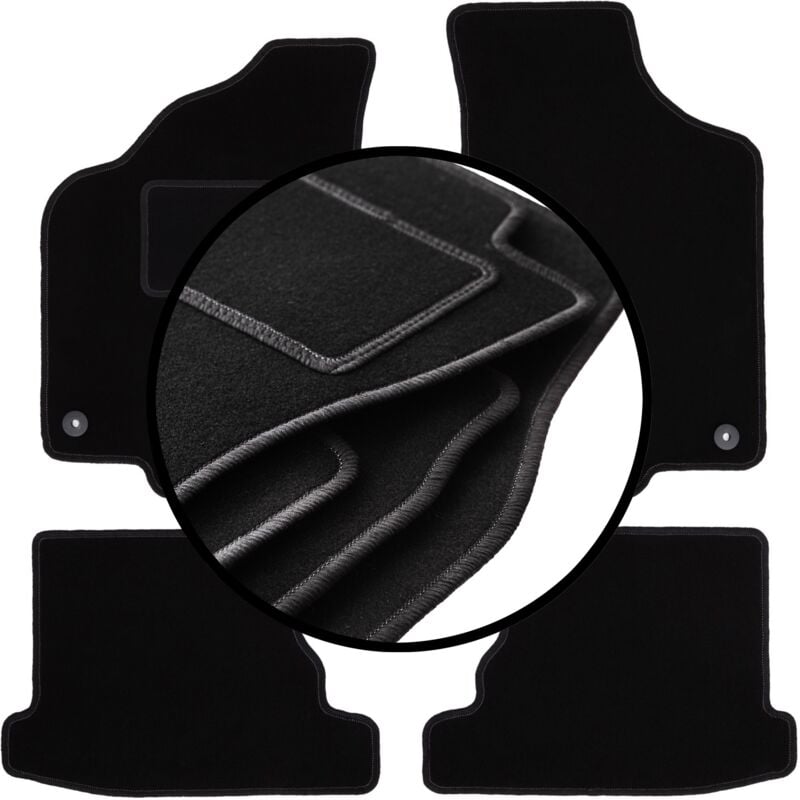 foto del prodotto set di tappetini in velluto per volkswagen polo iii fl 6n2 hatchback, berlina, classica 1999 2001 