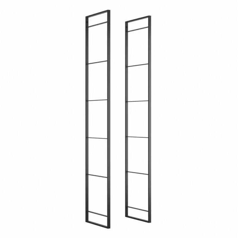 foto del prodotto set di telai per scaffali lader, altezza 1790 mm, acciaio, verniciato nero emuca