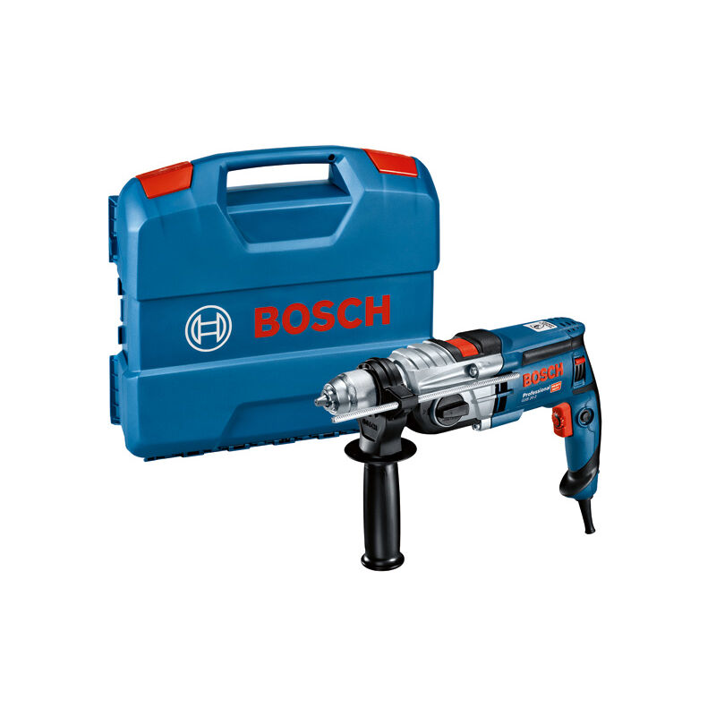 foto del prodotto set di trapani a percussione bosch gsb 20 2 professional con valigetta a l