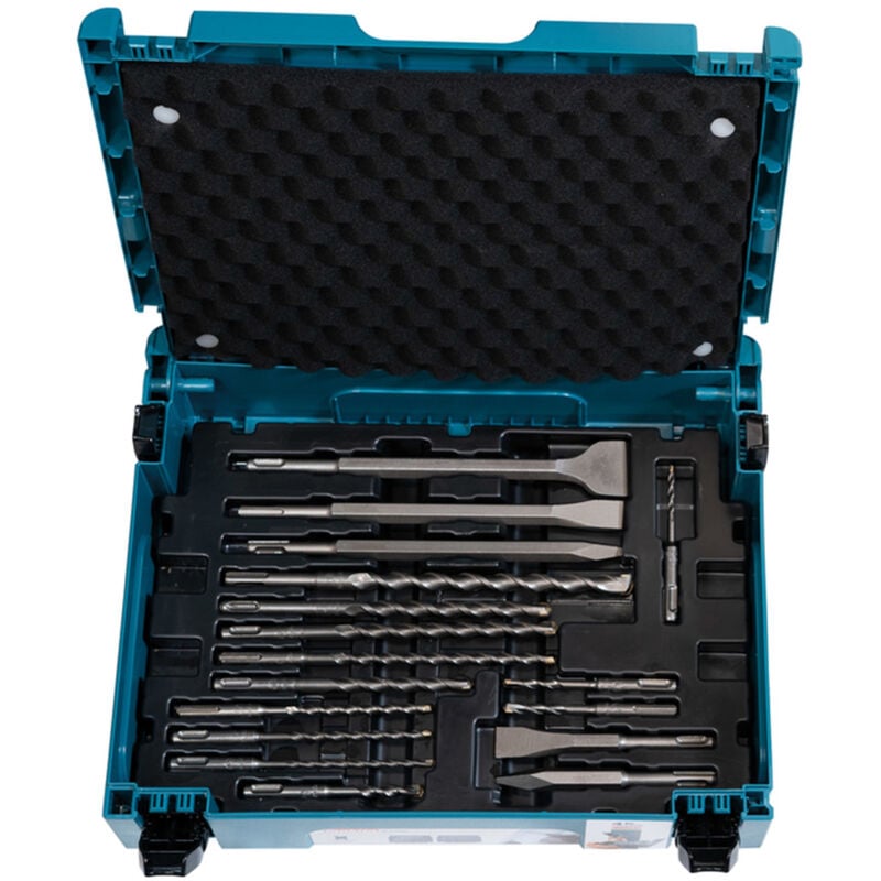 foto del prodotto set di trapani scalpelli makita sds plus modello anniversario 45 anni makita germania