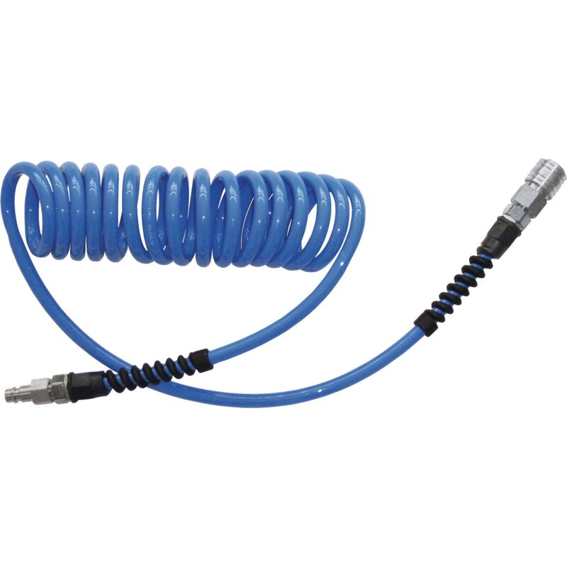 foto del prodotto set di tubi spiralati id 8mm ad 12mm l.7,5m con raccordo dn 7,2