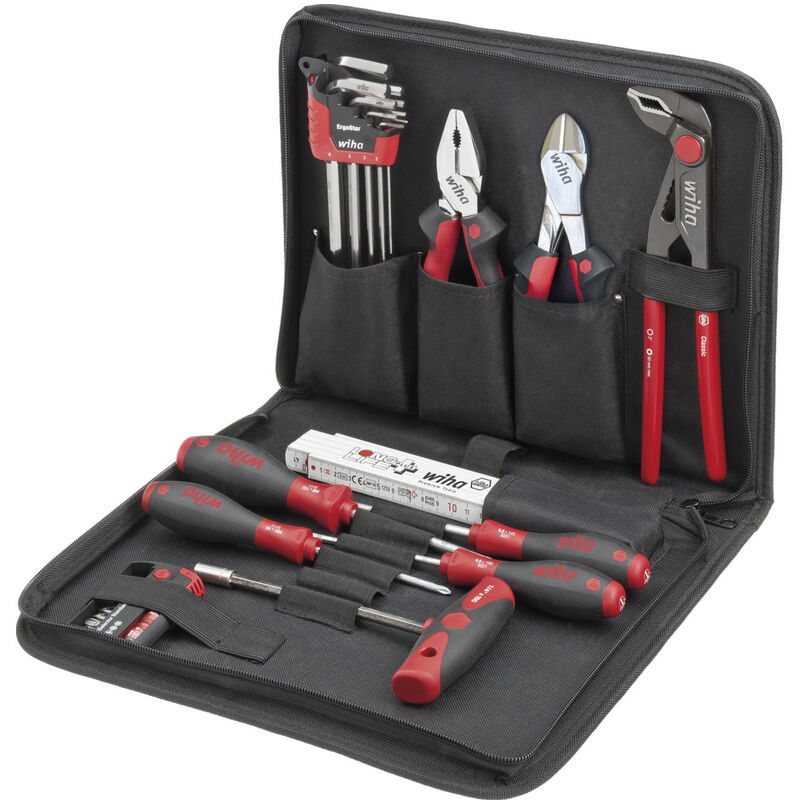 foto del prodotto set di utensili da meccanico assortiti 32 pz. con custodia a libro 36390 wiha