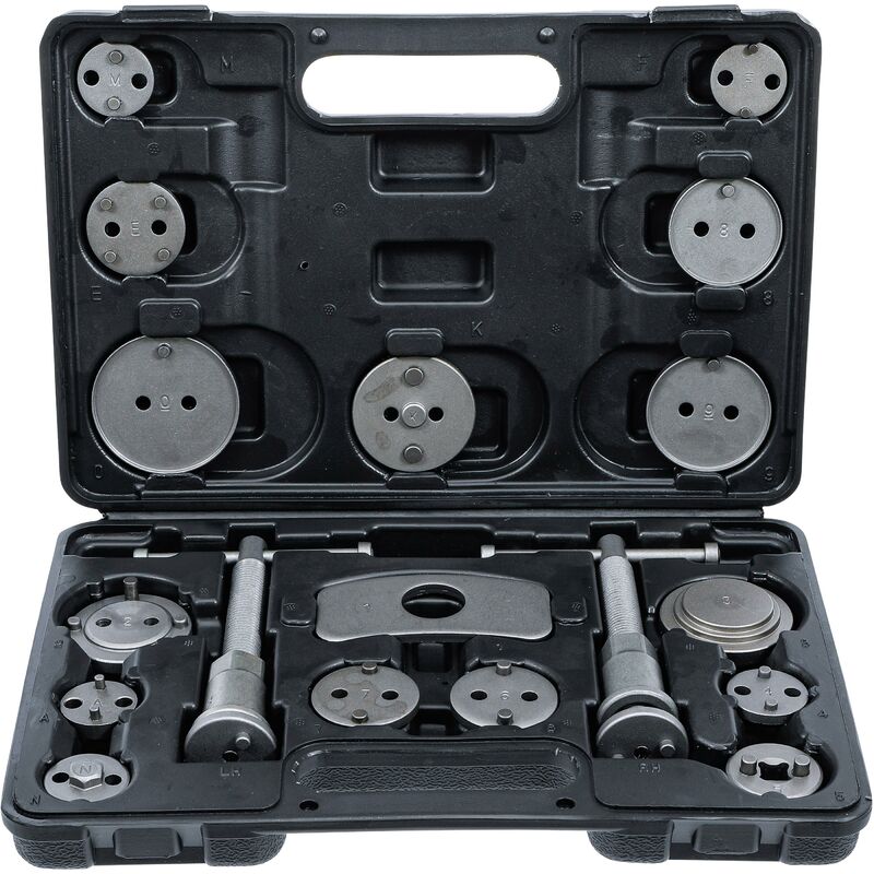 foto del prodotto set di utensili per il riposizionamento dei pistoncini dei freni 18 pz.