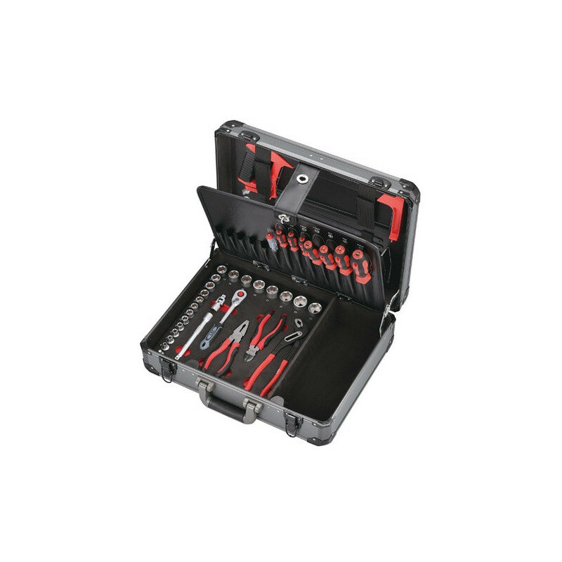 foto del prodotto set di utensili universali in alluminio 3 8, 59 pezzi y59b promac