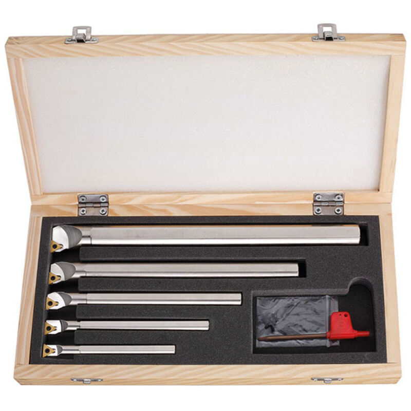 foto del prodotto set di utensili utensile per tornio ad inserto per interno fervi kistfcr