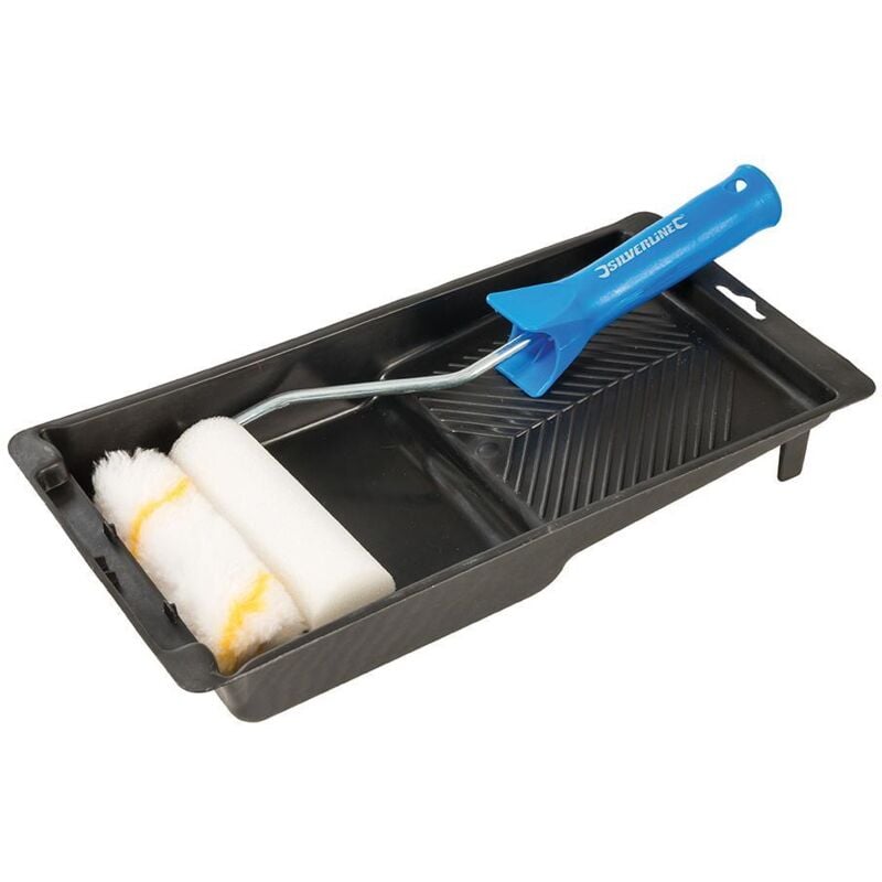 foto del prodotto set di verniciatura comprensivo di rullo e vassoio 100 mm