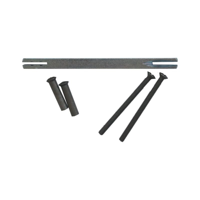 foto del prodotto set di viti con bussola in ferro patinato quadro bouvet lungo. spessore 68 78 mm 65659