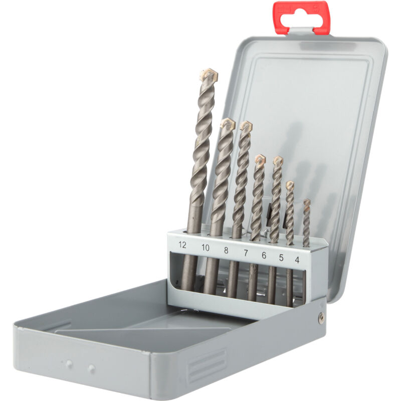 foto del prodotto set diager trapano per calcestruzzo - 7 pezzi - 208d