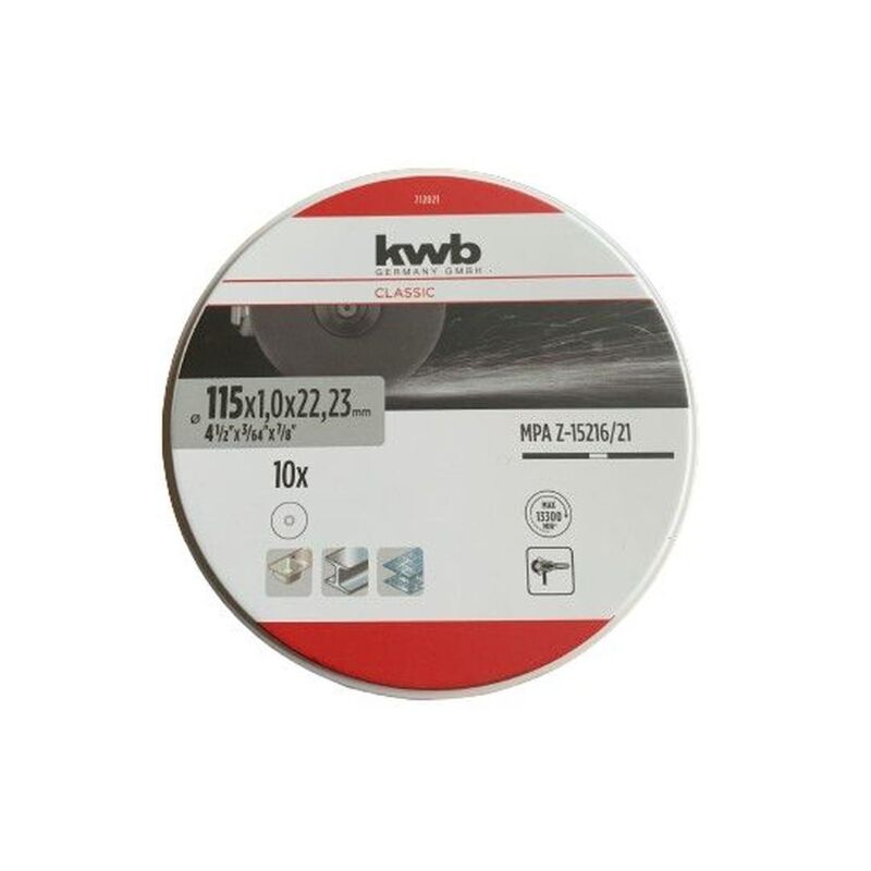 foto del prodotto set dischi da taglio einhell diametro 115mm 10pz 49712021