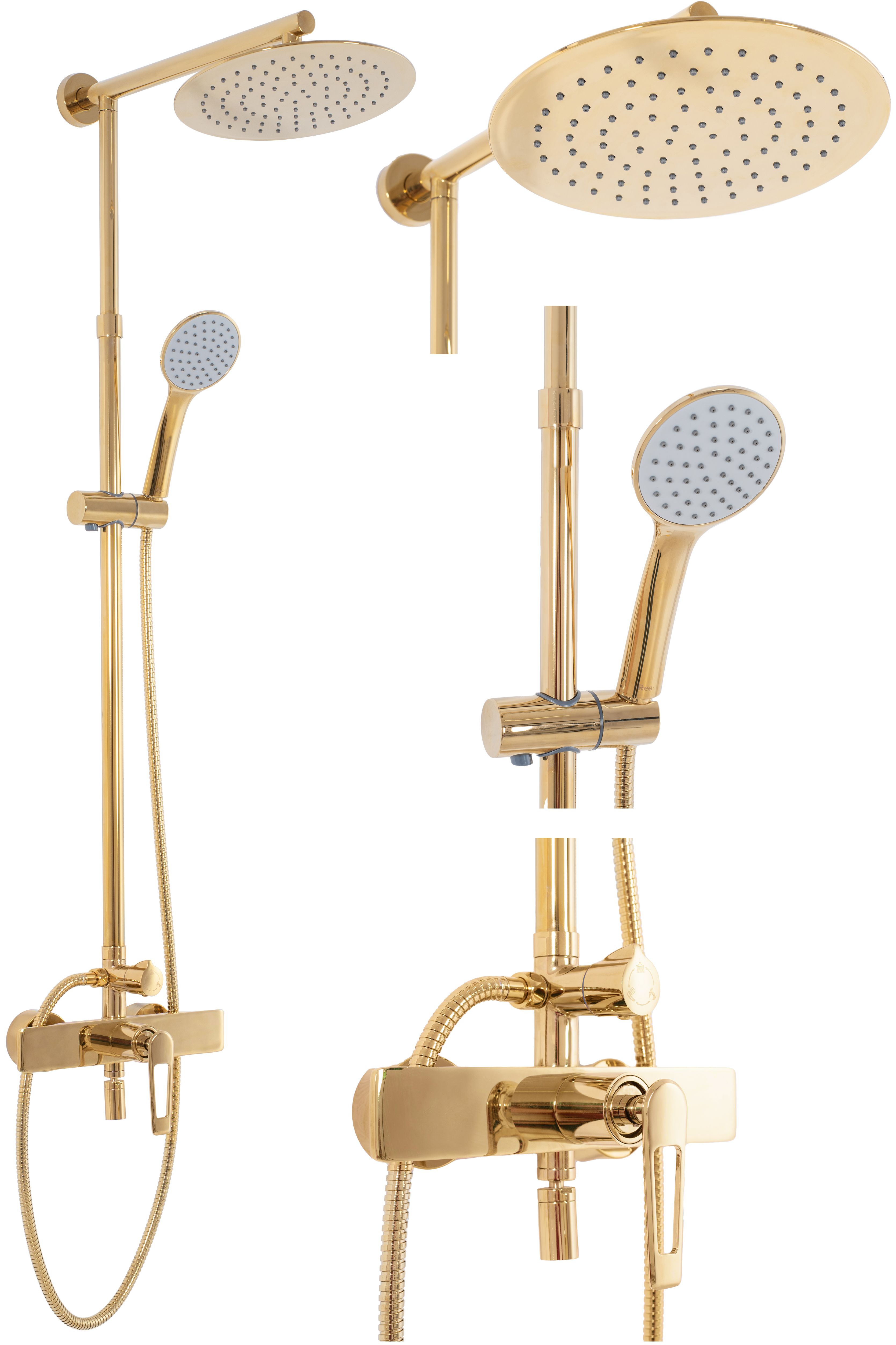 foto del prodotto set doccia da incasso rea aldi gold