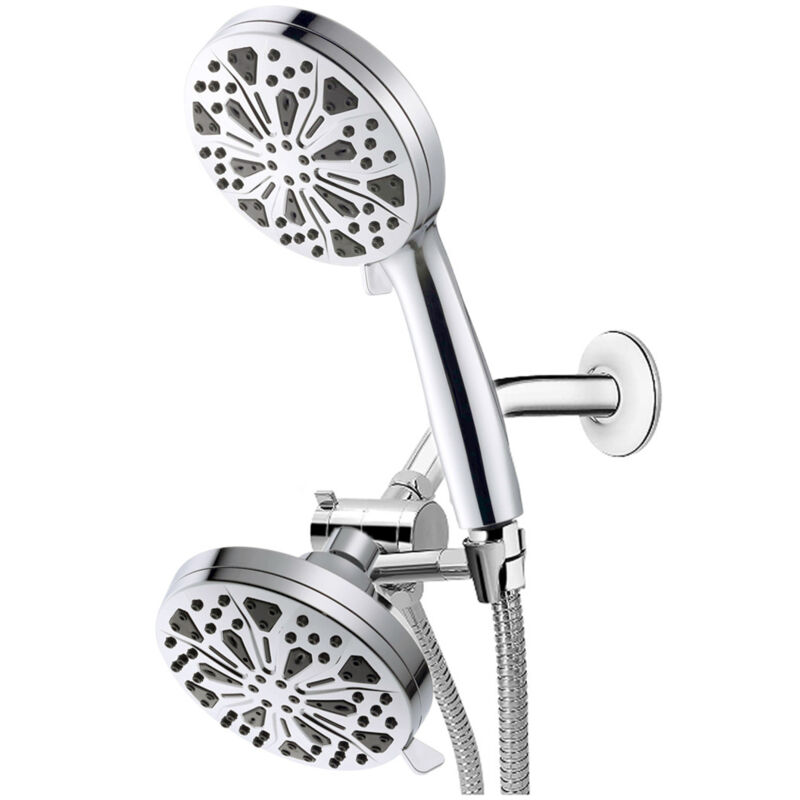 foto del prodotto set doccia doppio per bagno, doccia portatile multifunzionale, soffione doccia a 8 funzioni
