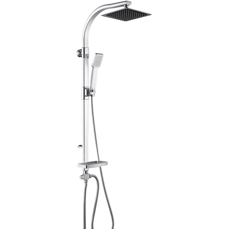 foto del prodotto set doccia in lega di alluminio con doccetta