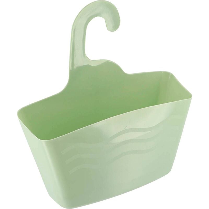 foto del prodotto set doccia in pp con appendino verde mandorla tendance