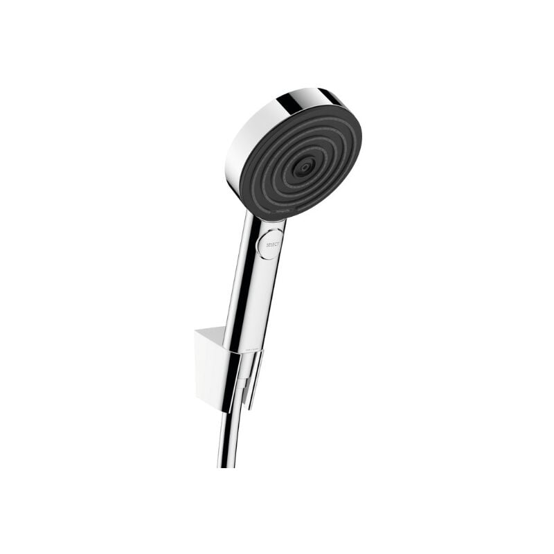 foto del prodotto set doccia pulsify select 105 3jet relaxation, tubo doccia 1250mm cromato