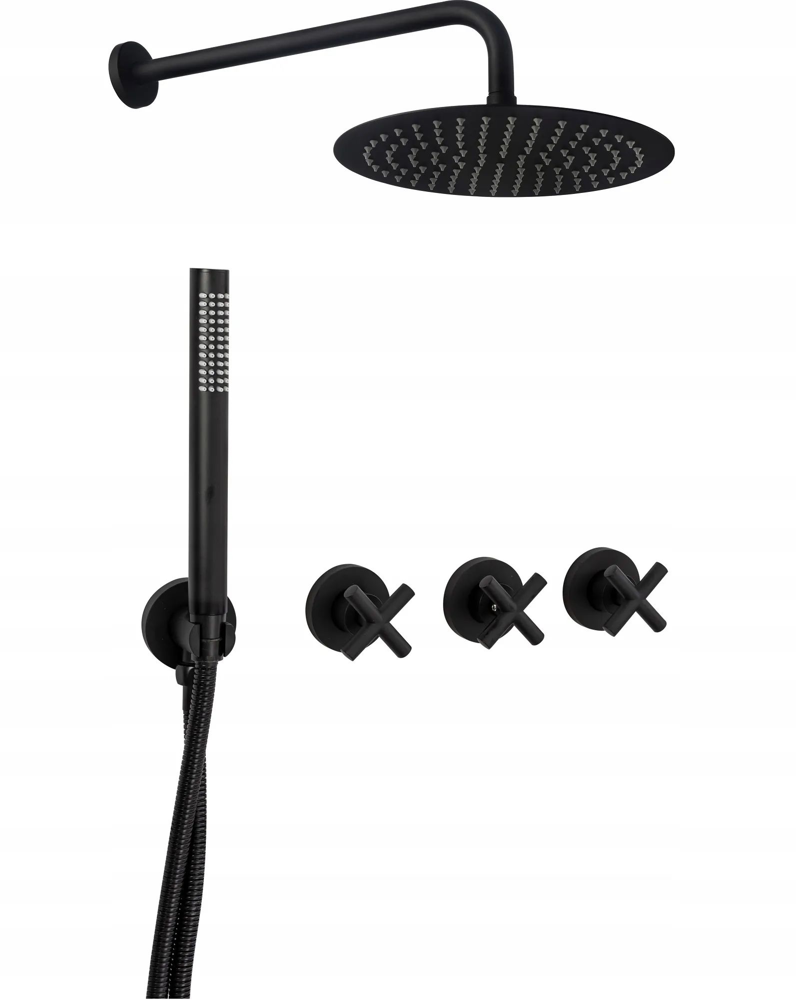 foto del prodotto set doccia rea exit black