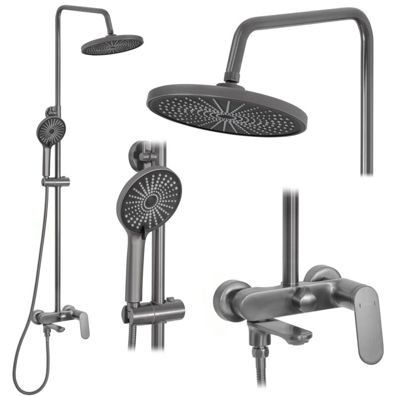 foto del prodotto set doccia rea marco titanium