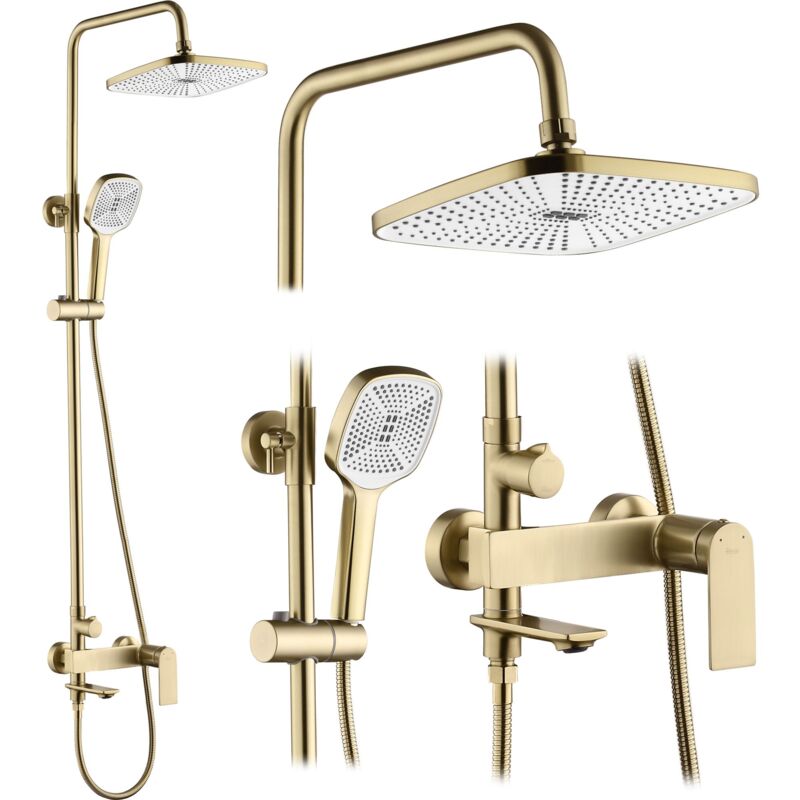 foto del prodotto set doccia rea storm gold brush