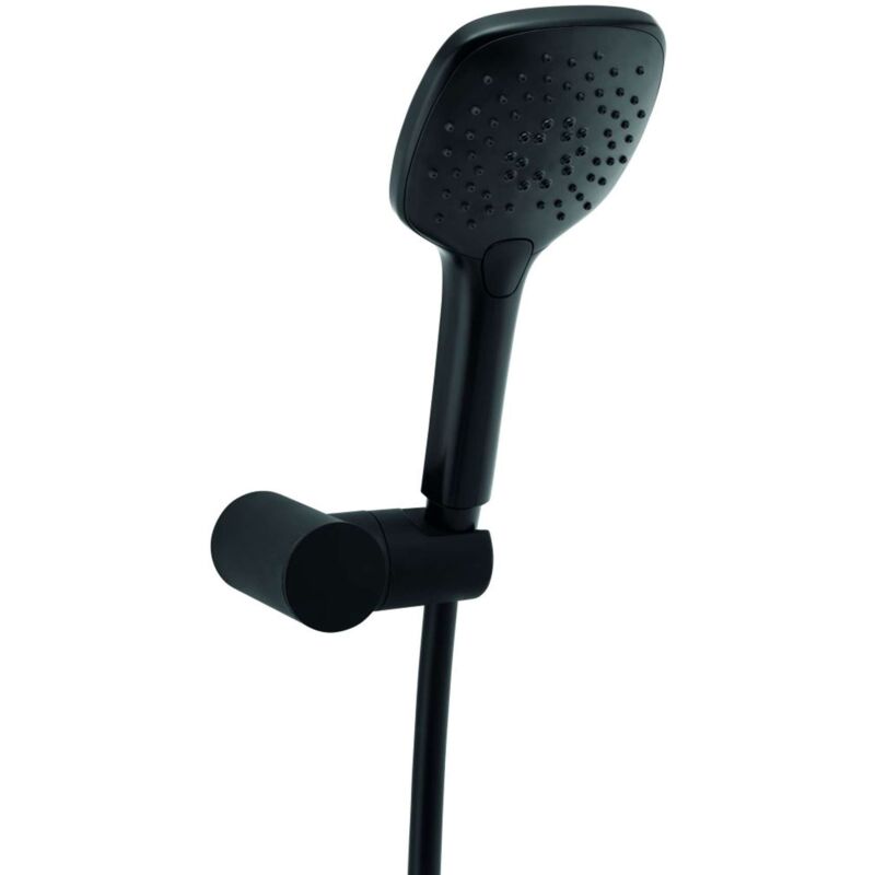 foto del prodotto set doccia set doccetta, supporto e flessibile, nero opaco mini201,5 novaservis