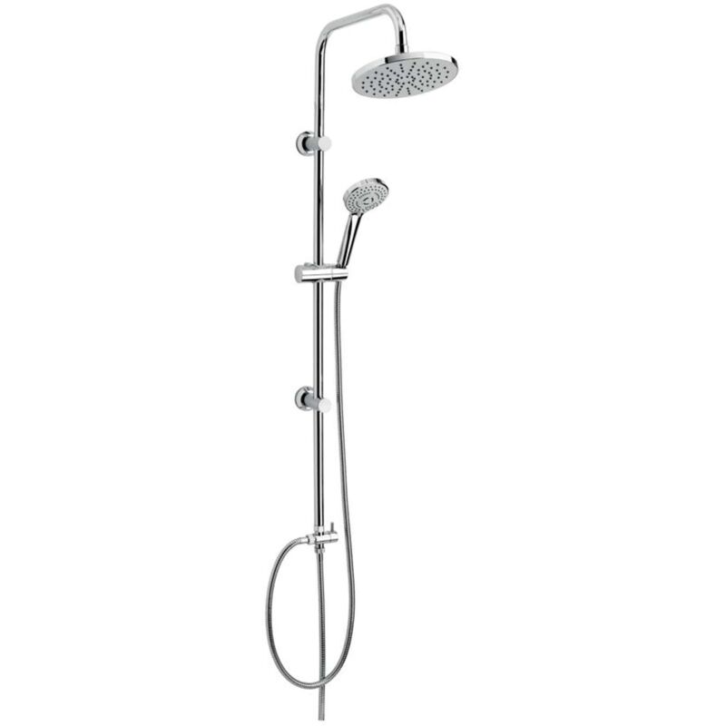 foto del prodotto set doccia set doccia senza miscelatore, compreso soffione, cromo set030,0 novaservis