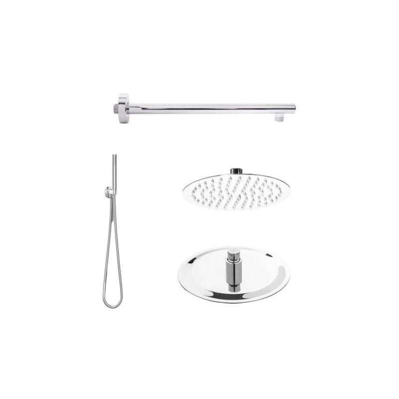 foto del prodotto set doccia tondo smart cromo metaform