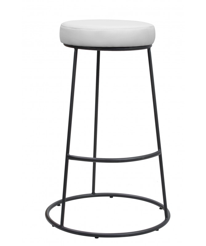 foto del prodotto set due sgabelli bar oklahoma bianco