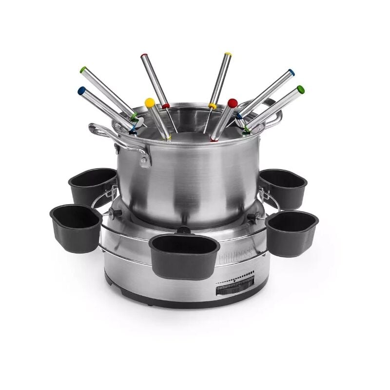 foto del prodotto set family fondue per bourguignonne e fonduta in acciaio inox 8 persone princess