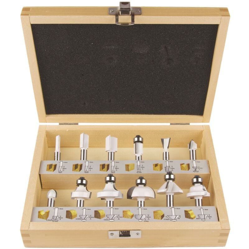 foto del prodotto set frese da legno makita d 53556