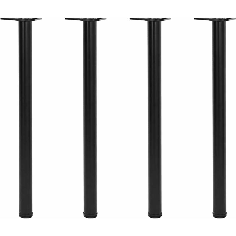 foto del prodotto set gambe tavolo altezza regolabile nere 870 mm vidaxl