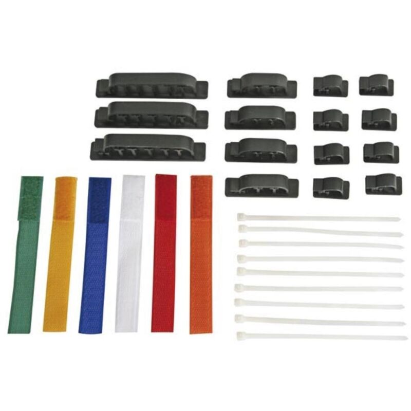 foto del prodotto set gestione cavi - 31 pz