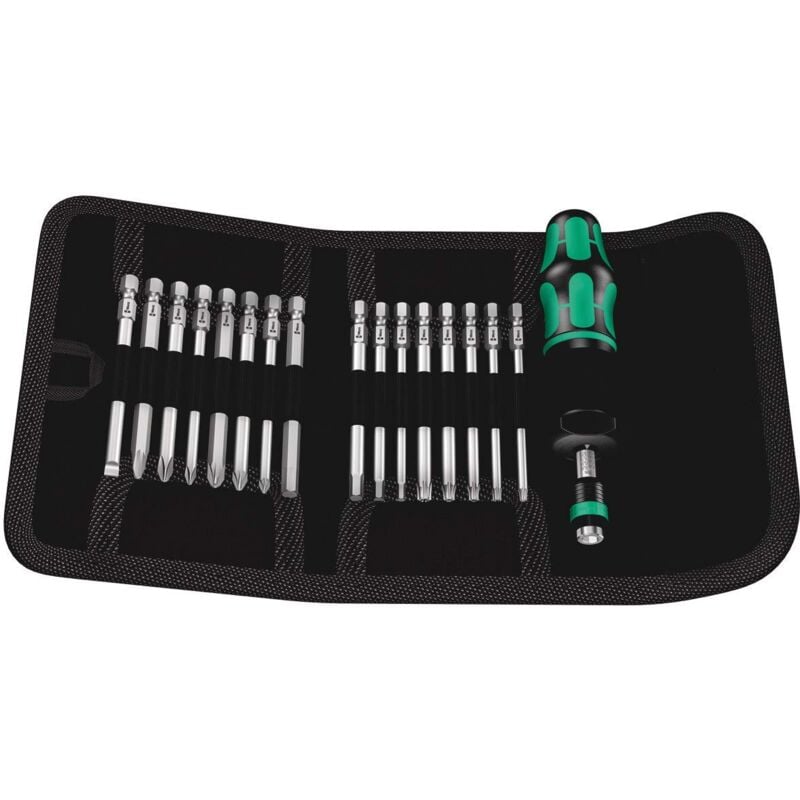 foto del prodotto set giravite dinamometrico kk 60 coppia 17 pezzi, 1,2 3 nm regolabile wera