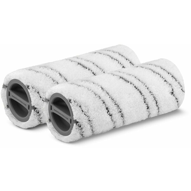 foto del prodotto set grigio di spazzole a rullo in microfibra (originale) - idropulitrici - k rcher - 312436