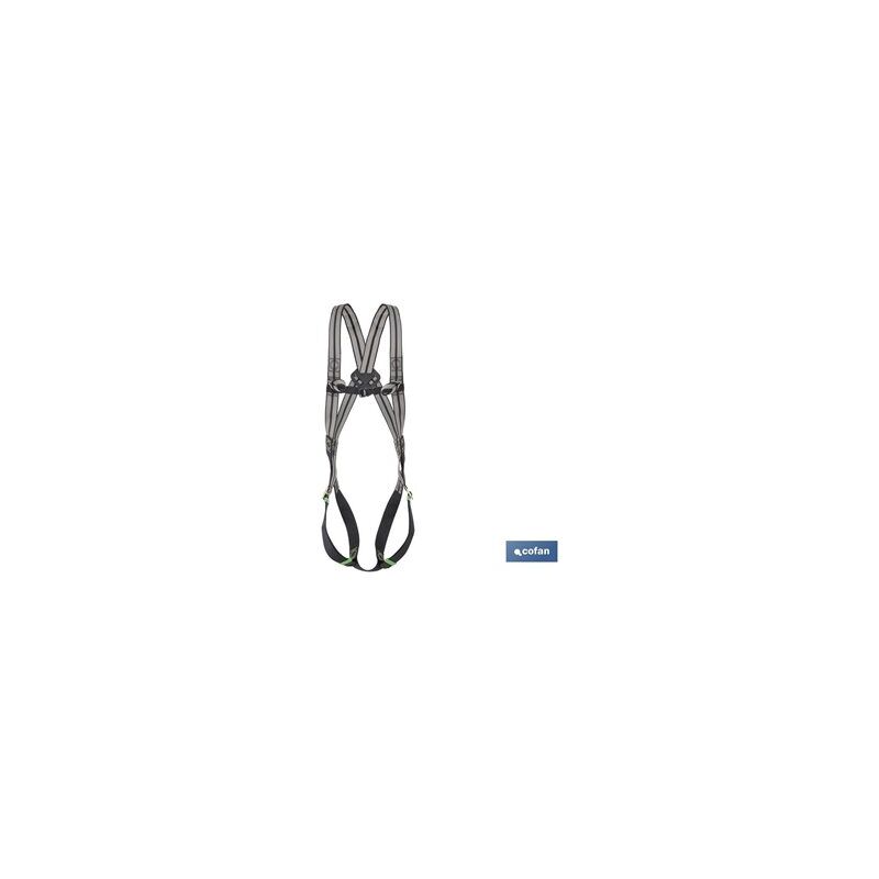 foto del prodotto set imbracatura 2 p corda 2 moschettoni assorbitore
