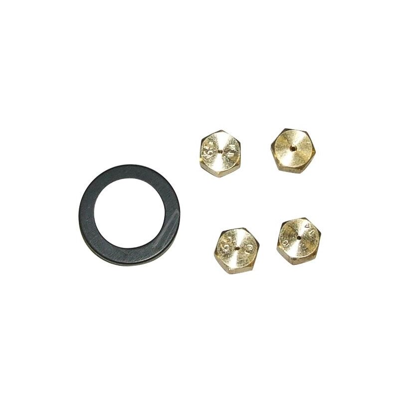 foto del prodotto set iniettori butano propano originale forni, fornelli elettrici e a gas whirlpool 62345