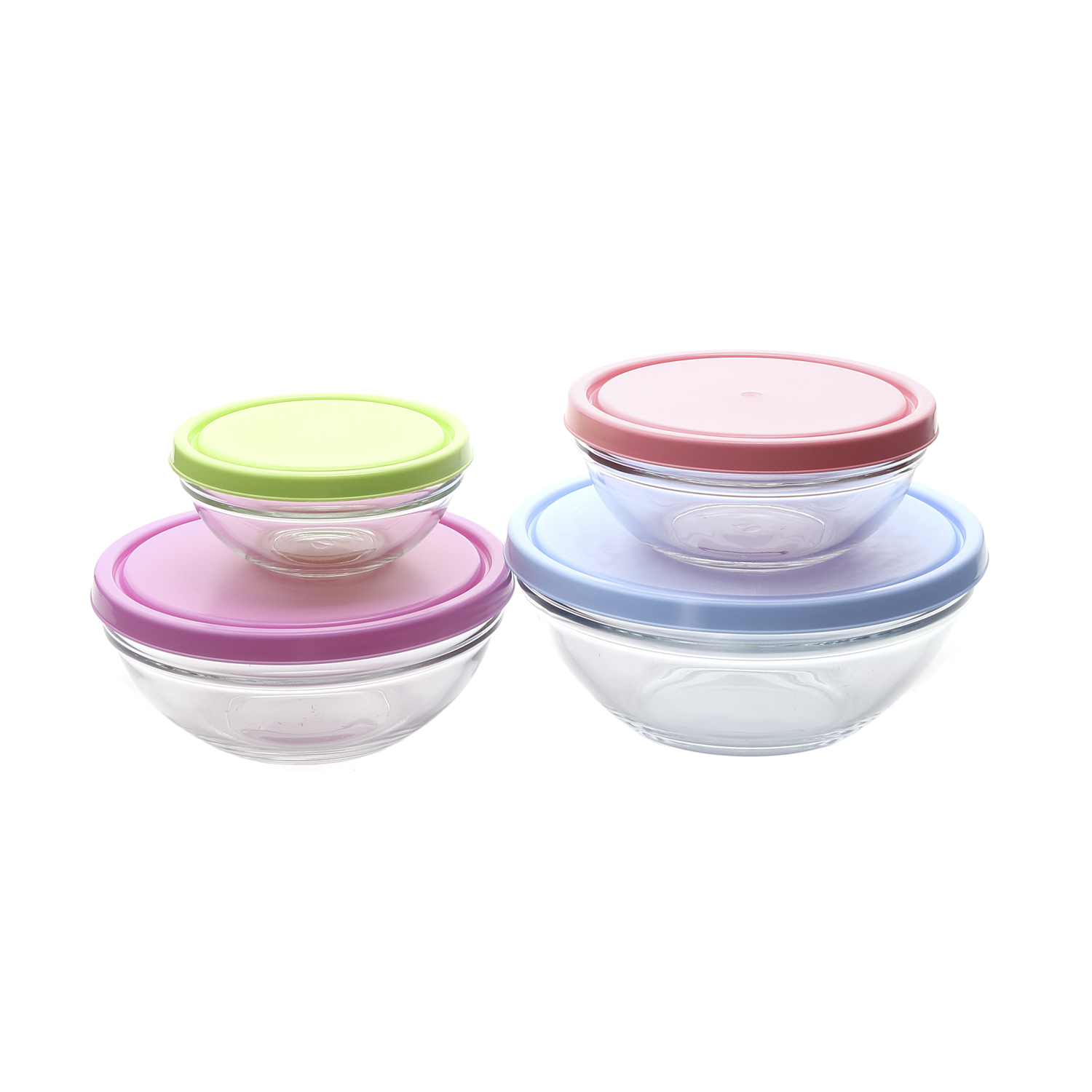 foto del prodotto set insalatiere pasabahce con coperchio, 4 pezzi