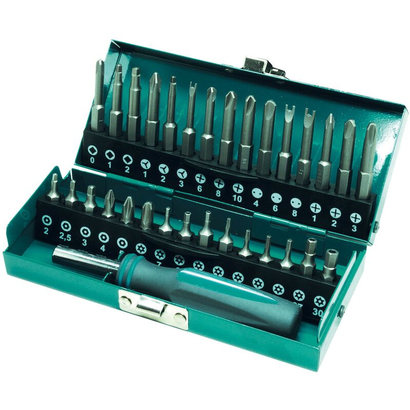 foto del prodotto set inserti 30 pezzi impugnatura wolfcraft 1386000