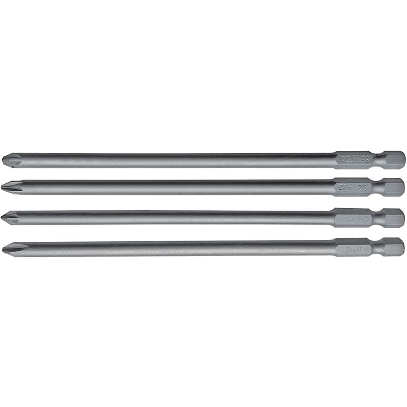 foto del prodotto set inserti lunghi 150mm attacco esagonale 1 4 ph2 pz1 pz2 pz3 1461109 valex