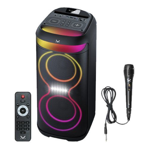 foto del prodotto set karaoke majestic 116138 bk fire 38 tws black