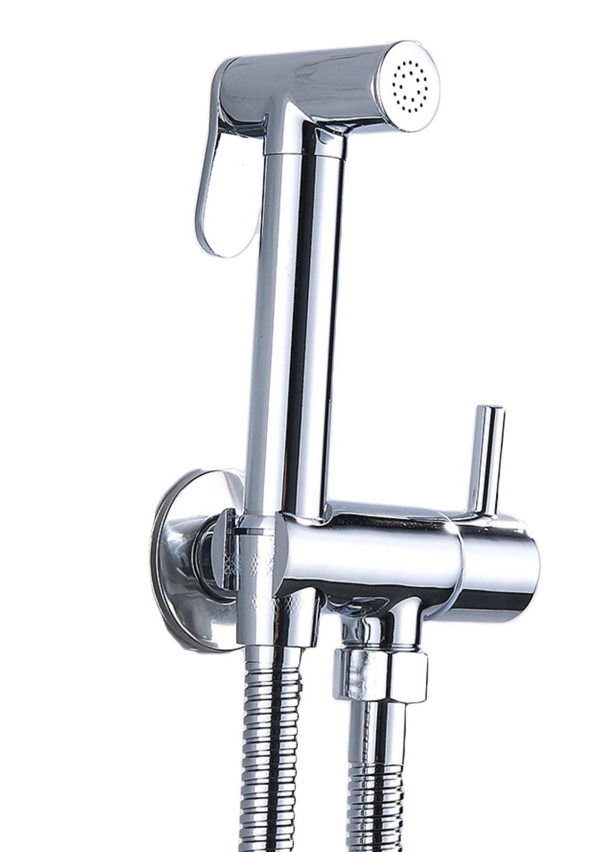 foto del prodotto set kit doccetta per wc, completo di rubinetto e flessibile 120 cm