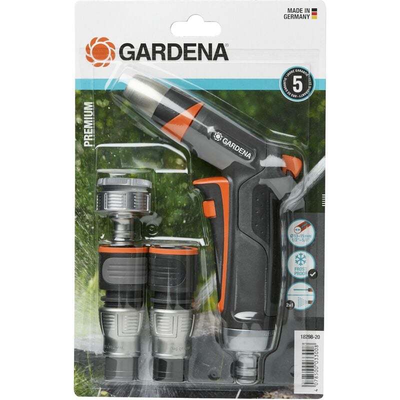 foto del prodotto set lancia a impulsi e raccordi premium 18298 20 gardena