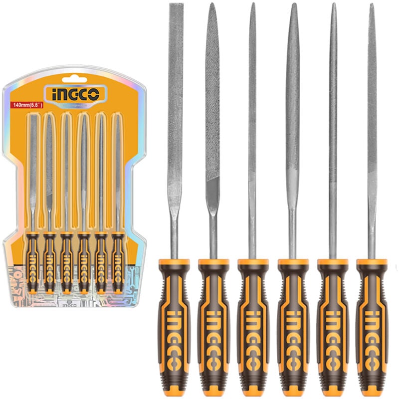 foto del prodotto set lime ad ago 6 pz ingco hktf63