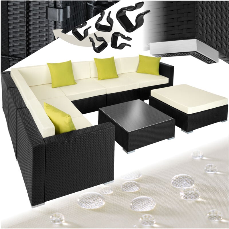foto del prodotto set lounge da giardino marbella con telaio in alluminio arredo giardino, mobili da giardino, set da giardino