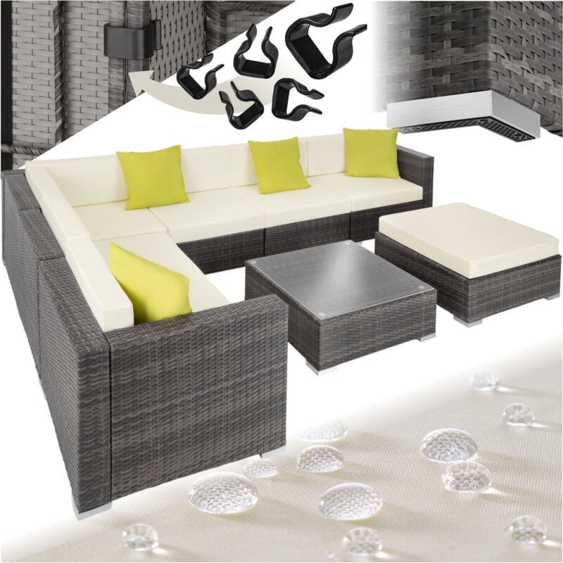 foto del prodotto set lounge da giardino marbella con telaio in alluminio arredo giardino, mobili da giardino, set da giardino