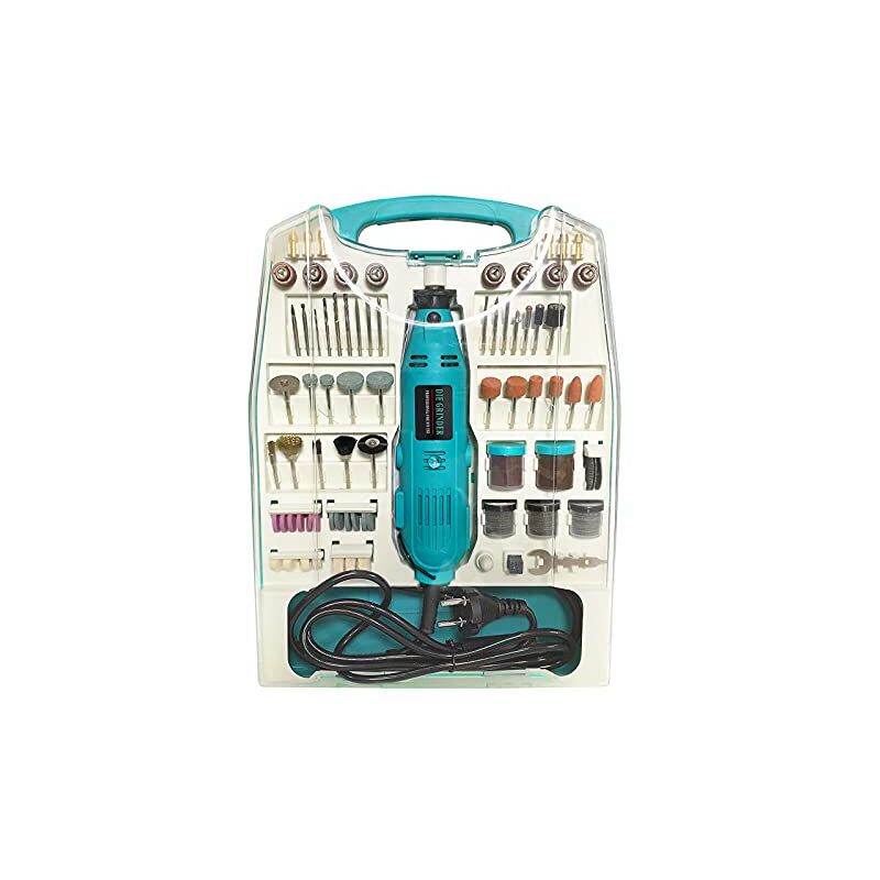 foto del prodotto set mini smerigliatrice angolare da 226 pezzi, utensile multifunzione, smerigliatrice con accessori per fai da te e fatto a mano naizy