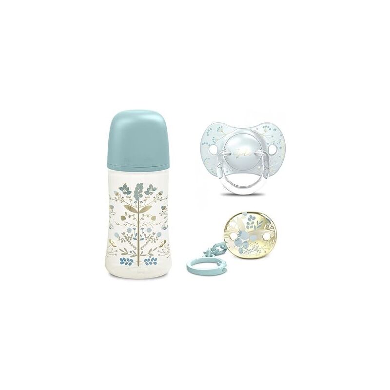 foto del prodotto set nascita gold edition azzurro