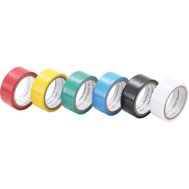 foto del prodotto set nastro adesivo a colori 19 x 3,5 m 6 pz.