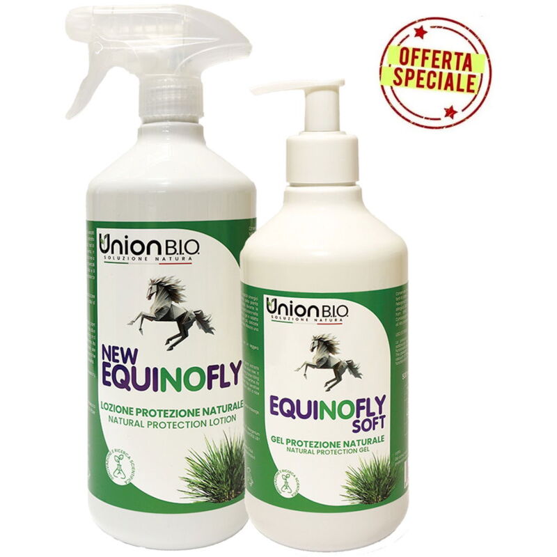 foto del prodotto set new equinofly per insetti 1 spray corpo 1000ml pi 1 gel parti delicate 500 ml con profumazione sgradita agli insetti