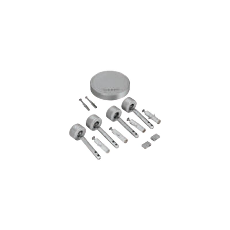 foto del prodotto set per fissaggio a parete e soffitto linea light cromo - tr4109-3