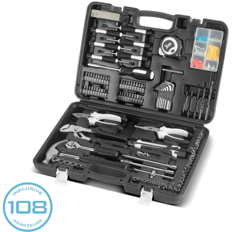foto del prodotto set per il fai da te hts 109 st con set di utensili da 108 pezzi stahlwerk