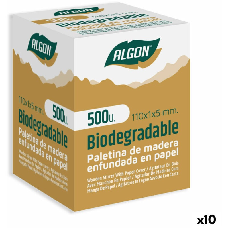 foto del prodotto set per la rimozione del caffè algon custodia legno 10 unità